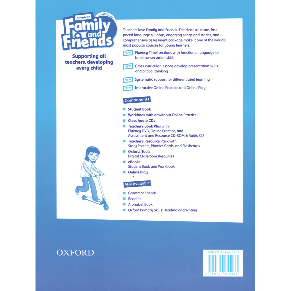 کتاب American Family And Friends 1 اثر Naomi Simmons انتشارات Oxford کتاب American Family And Friends 1 اثر Naomi Simmons انتشارات Oxford
