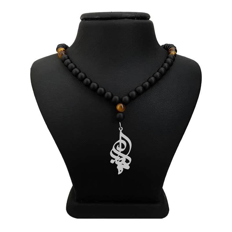 گردنبند نقره مردانه ترمه ۱ مدل مهراب کد ma 1741