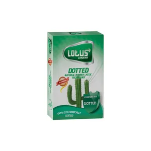 کاندوم لوتوس مدل dotted بسته 12 عددی