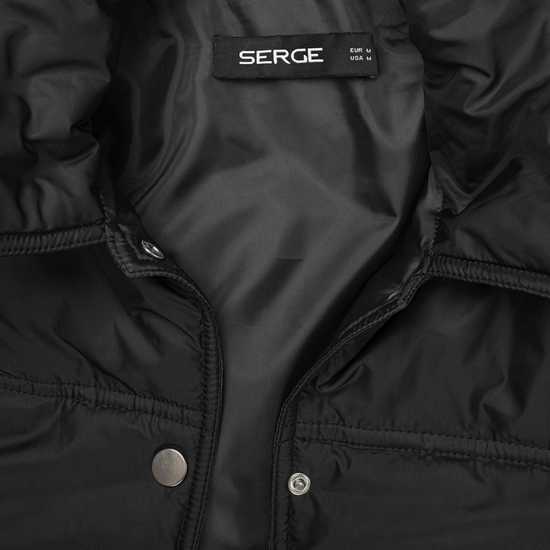 کاپشن زنانه سرژه مدل 219127 مشکی