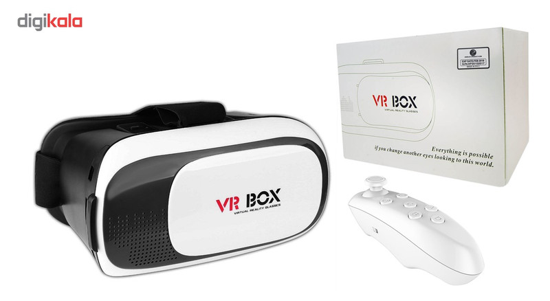 هدست واقعیت مجازی ایکس پی پروداکت مدل VR BOX به همراه ریموت کنترل