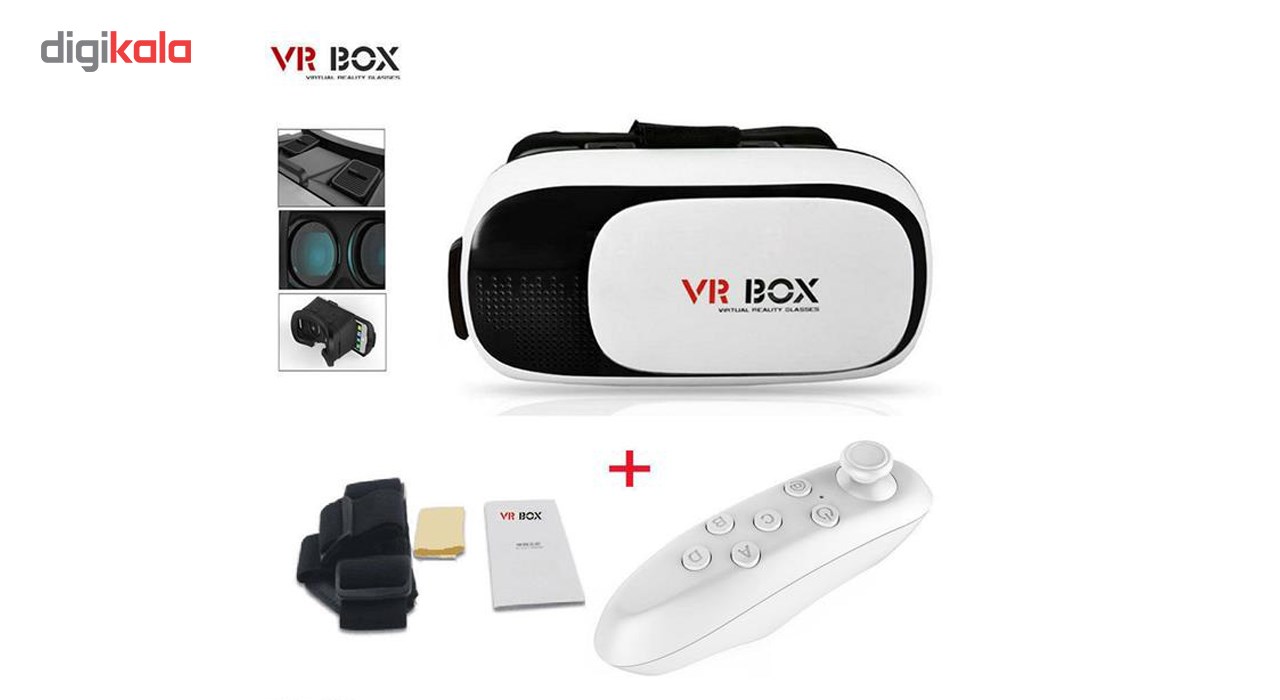 هدست واقعیت مجازی ایکس پی پروداکت مدل VR BOX به همراه ریموت کنترل