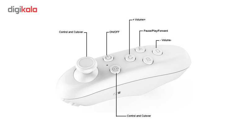 هدست واقعیت مجازی ایکس پی پروداکت مدل VR BOX به همراه ریموت کنترل