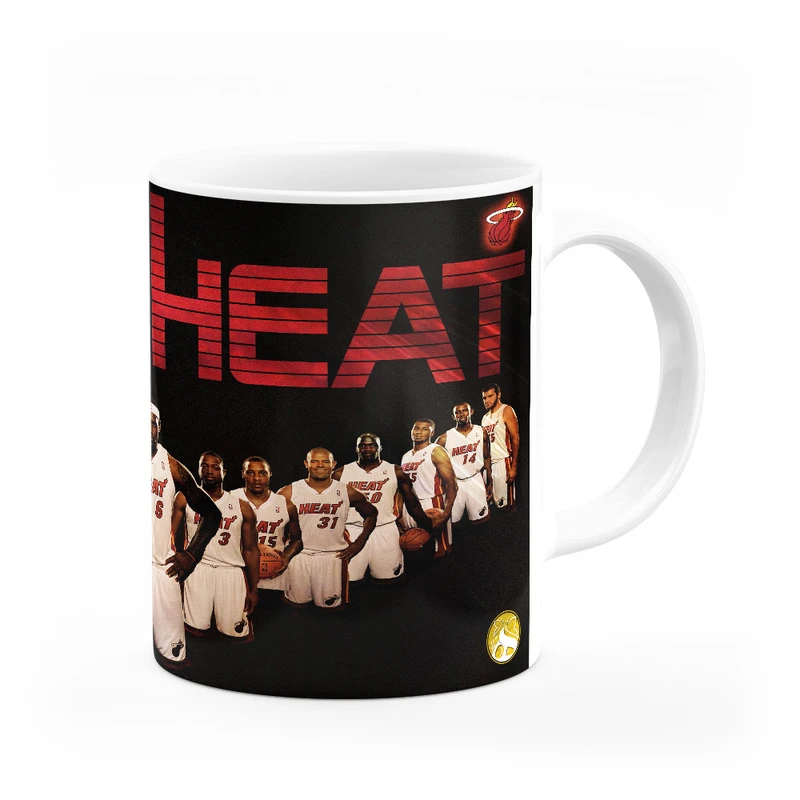 ماگ هومرو طرح بسکتبال تیم میامی هیت Miami Heat مدل MG5066