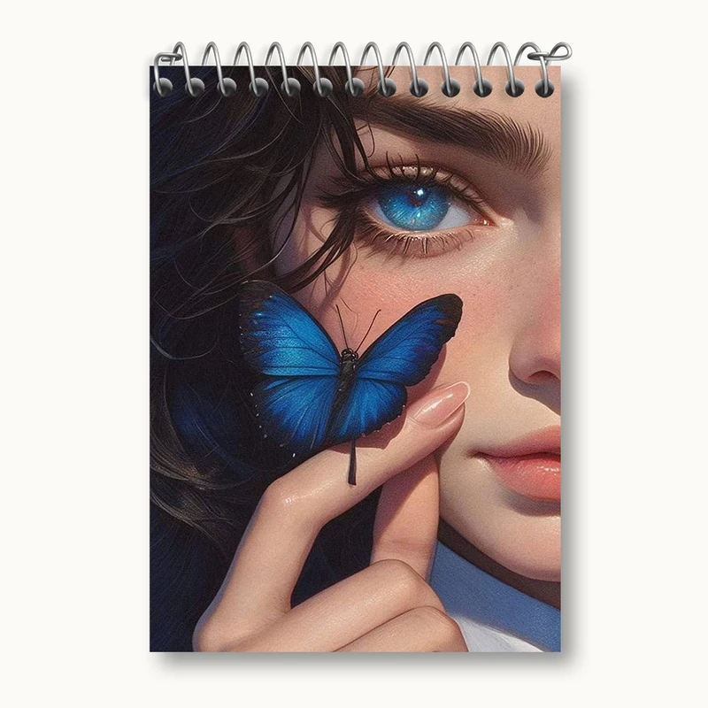 دفتر یادداشت 50 برگ خندالو مدل دخترانه کد N1602