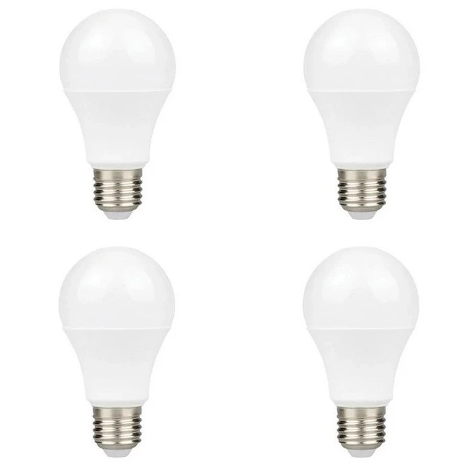 لامپ ال ای دی 9 وات دونور مدل حبابی پایه E27 مجموعه 4 عددی