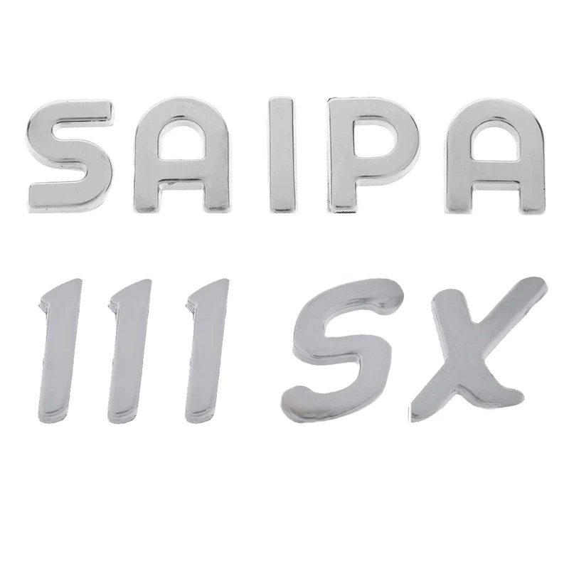 آرم صندوق عقب خودرو بیلگین مدل Sp-111SX مناسب برای پراید مجموعه 2 عددی