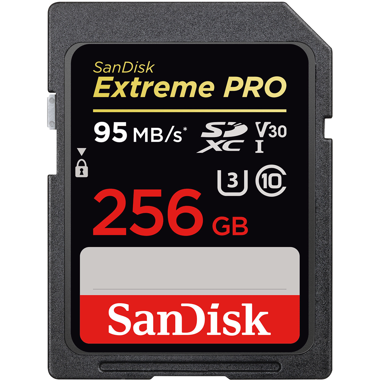 کارت حافظه SDXC سن دیسک مدل Extreme Pro V30 کلاس 10 استاندارد UHS-I U3 سرعت 95MBps ظرفیت 256 گیگابایت