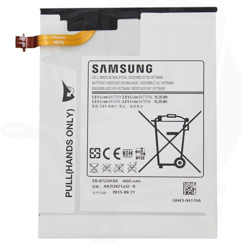 باتری تبلت مدل EB-BT230FBE  با ظرفیا 4000 میلی آمپر مناسب برای تبلت Galaxy Tab 4 Lite 7.0