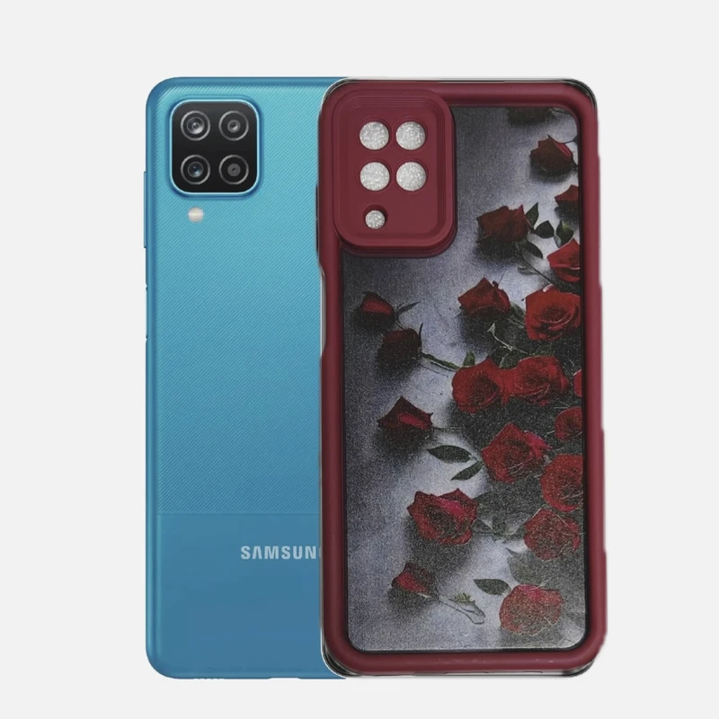 کاور طرح رز مناسب برای گوشی موبایل سامسونگ Galaxy A 12
