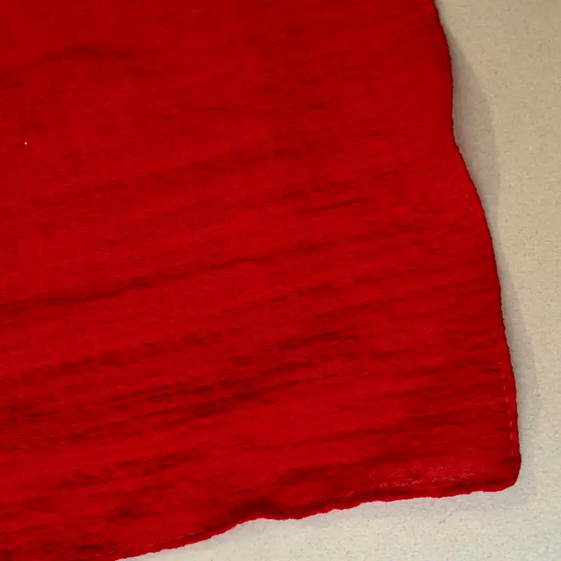 روسری زنانه مدل مینی اسکارف نخی ساده کد 5