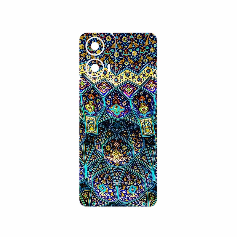 برچسب پوششی ماهوت مدل Iran Tile 14 مناسب برای گوشی موبایل موتورولا Moto G24