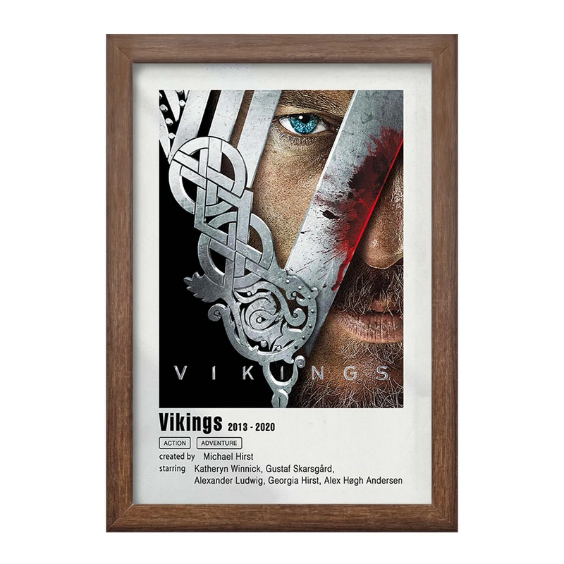 تابلو خندالو طرح وایکینگ ها (Vikings) کد F11930