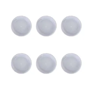 زیرگلدانی مدل پلاستیکی گرد  کد 8cm بسته 6 عددی