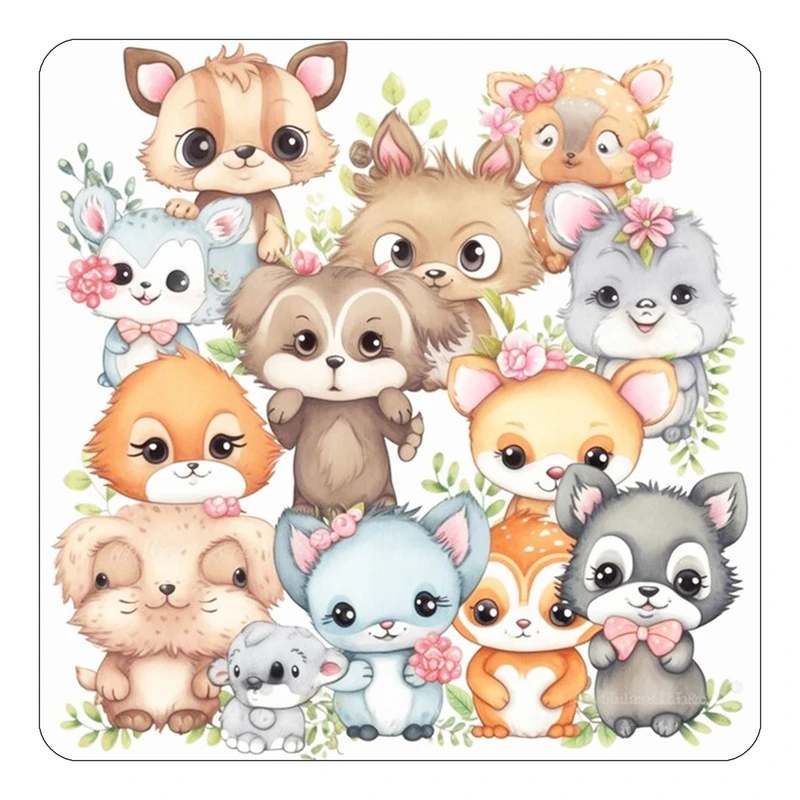 مگنت کاکتی طرح حیوانات کارتونی مدل mp28507