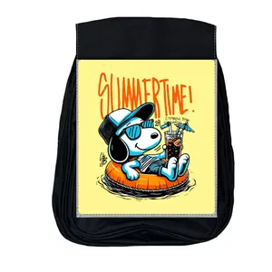 کوله پشتی مدرسه مدل اسنوپی تابستان