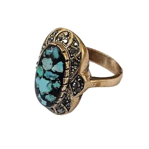 انگشتر زنانه مدل فیروزه کد GL221