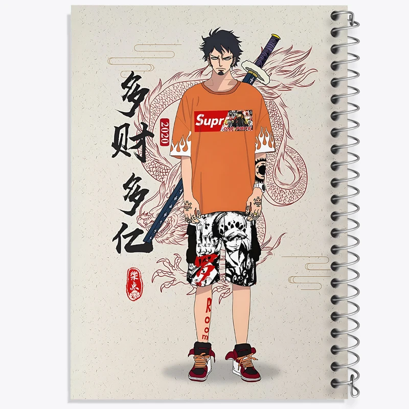 دفتر لیست خرید 50 برگ خندالو طرح انیمه وان پیس کد N3628