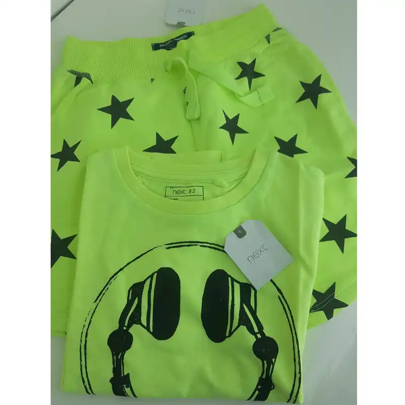 ست تی شرت و شلوارک پسرانه نکست مدل yf-2412