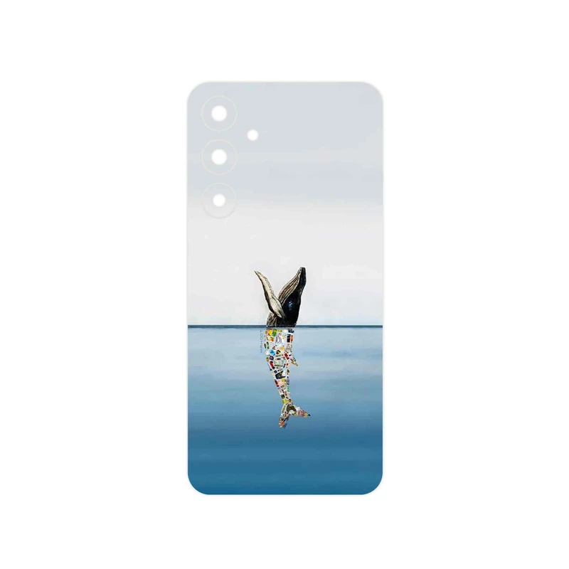 برچسب پوششی ماهوت مدل Collage of Sea Trash مناسب برای گوشی موبایل سامسونگ Galaxy A55