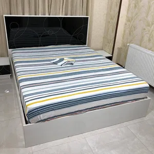 سرویس ملحفه مدل راه راه 2 نفره 3 تکه