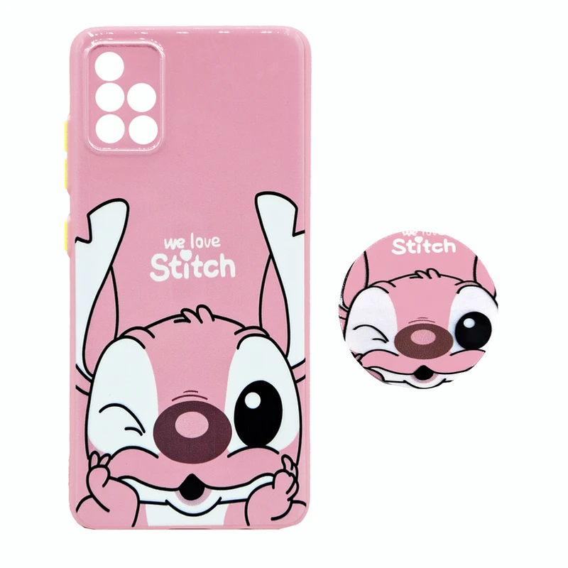 کاور مدل STIG uv مناسب برای گوشی موبایل سامسونگ Galaxy A71 به همراه پاپ سوکت