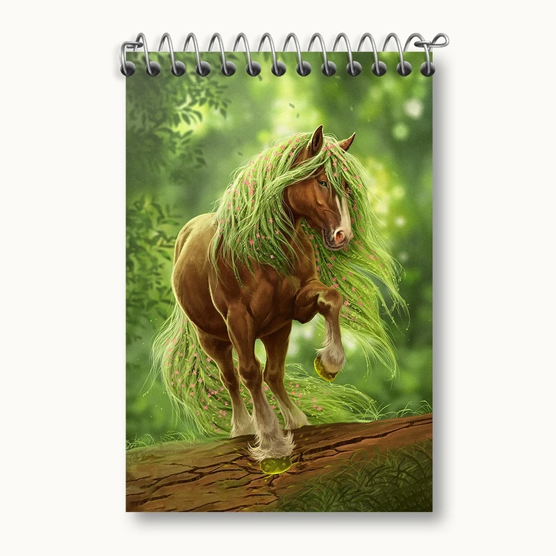 دفتر یادداشت 50 برگ خندالو مدل اسب کد F1240