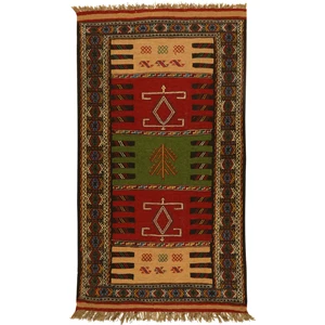 گلیم دستبافت دو متری کد 991092