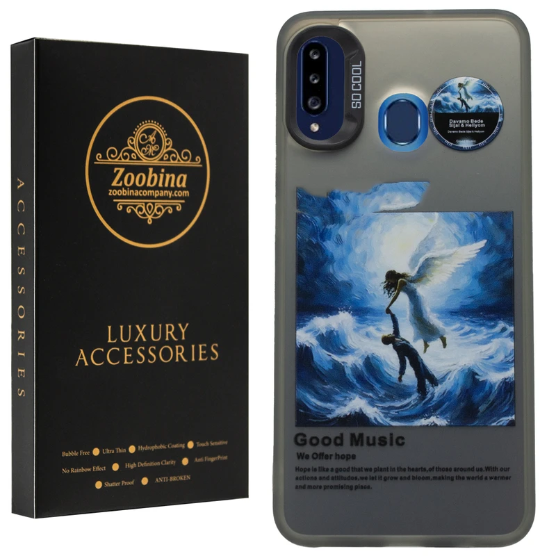 کاور زوبینا مدل Wamor مناسب برای گوشی موبایل سامسونگ Galaxy A20S