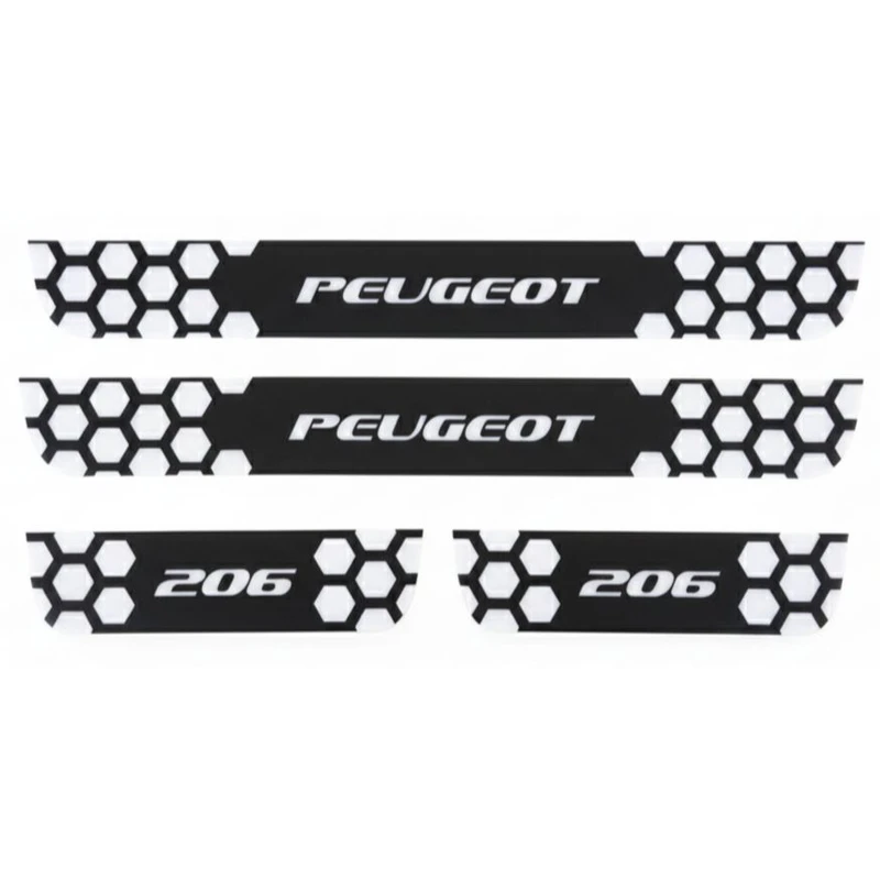 پارکابی خودرو دیزاین سنتر مدل W-206 مناسب برای پژو 206 بسته 4 عددی