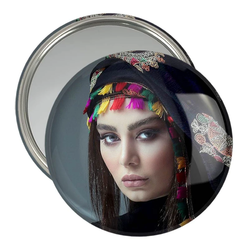 آینه جیبی خندالو مدل سحر قریشی  کد 10468