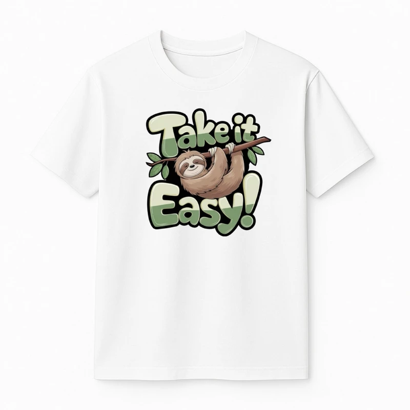 تی‌شرت آستین کوتاه پسرانه مدل تنبل و نوشته کد v2 