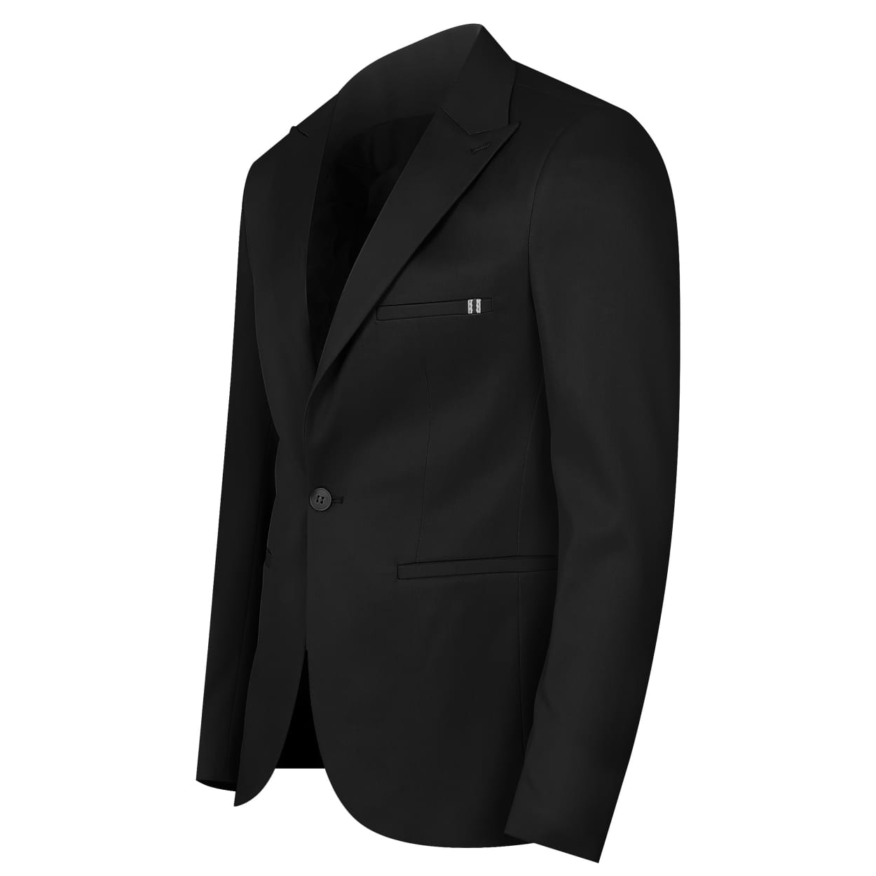کت تک مردانه مدل دیپلمات DI-BLK رنگ مشکی -  - 3