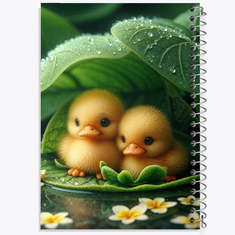 دفتر نقاشی 50 برگ خندالو طرح جوجه اردک کد N3349