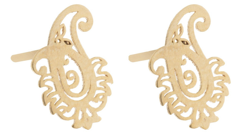 نیم ست طلا 18 عیار زنانه مایا ماهک مدل MS0302 طرح بته جقه