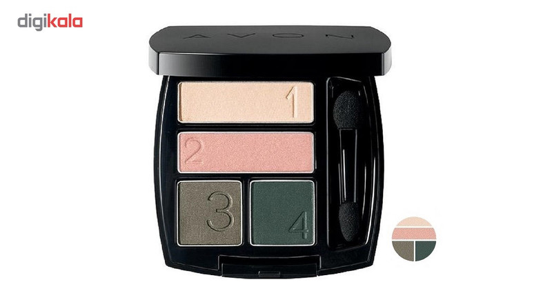 سایه چشم آون مدل Avon True Color Multi-Finish Eyeshadow Quad رنگ Emerald Cut سایه چشم آون مدل Avon True Color Multi-Finish Eyeshadow Quad رنگ Emerald Cut