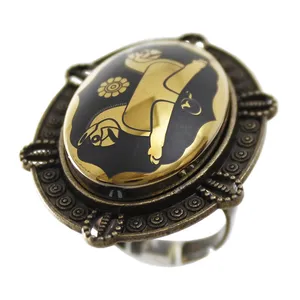 انگشتر زنانه مدل حدید شیردال کد 7090