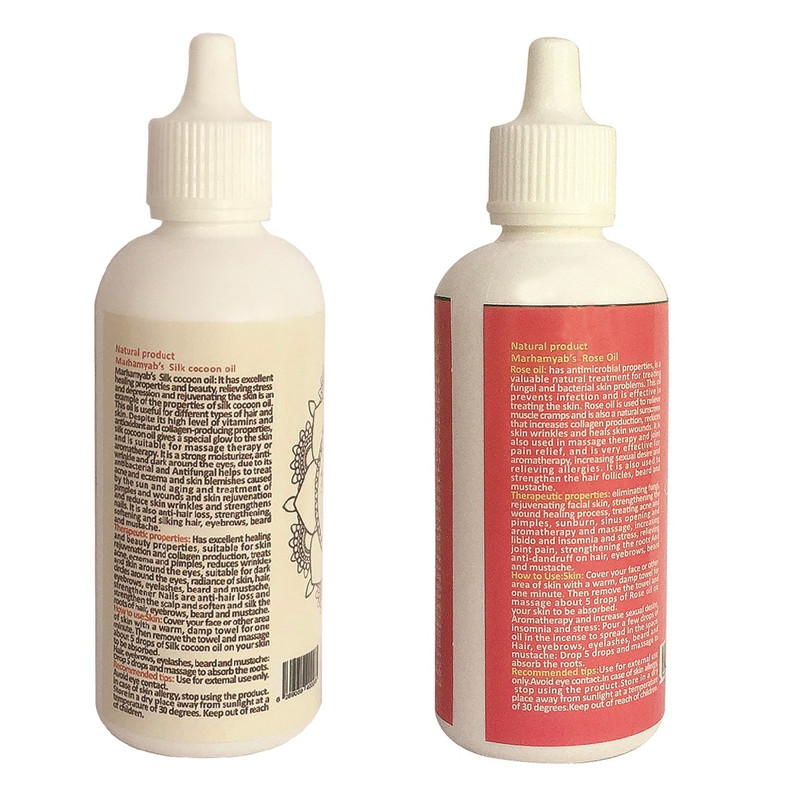 روغن صورت و بدن مرهم یاب مدل گل سرخ و پیله ابریشم حجم 80 میلی لیتر مجموعه 2 عددی
