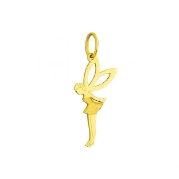 آویز گردنبند طلا 18 عیار زنانه قیراط طرح فرشته کد GH2288 -  - 2