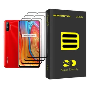 Somastel SD Glass MIX003 Screen Protector For Realme C3 Pack Of 3