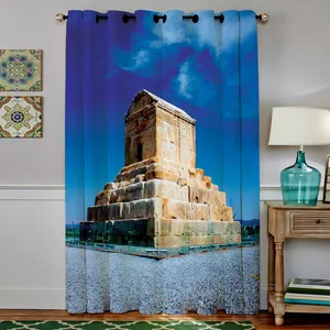 پرده مخمل رنس مدل C4-50023 ارتفاع 190 سانتی متر