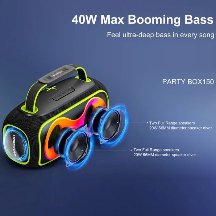 اسپیکر بلوتوثی هوپ استار مدل PARTYBOX 150