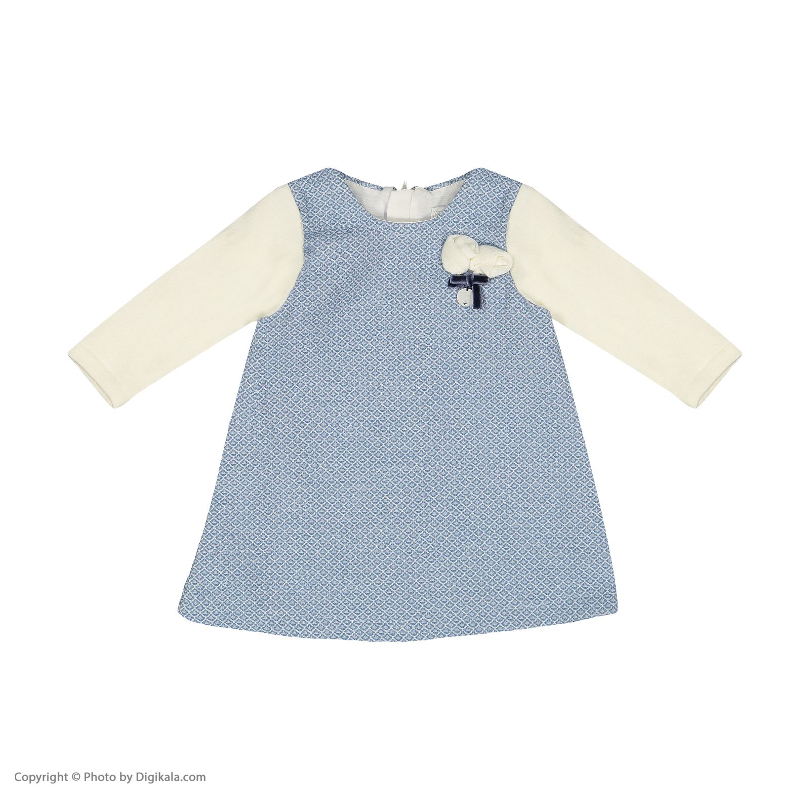 ست پیراهن و جوراب شلواری نوزادی دخترانه مونا رزا مدل 2141122-50 -  - 3