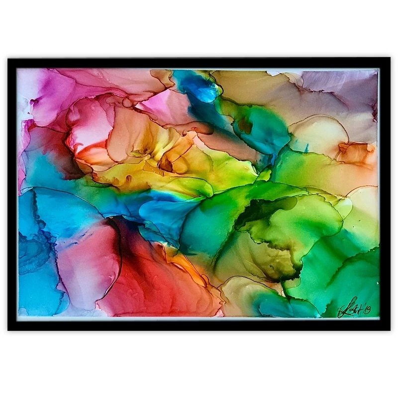 تابلو بکلیت طرح نقاشی ابر و باد مدل B-15412