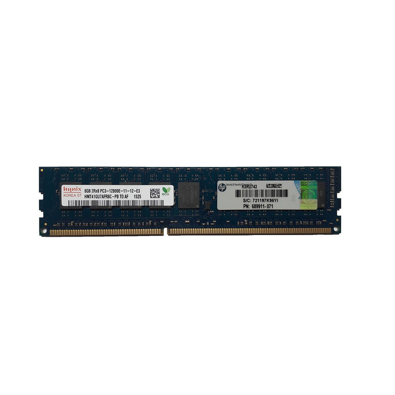 تصویر رم سرور DDR3 دوکاناله 1600 مگاهرتز ECC اچ پی مدل PC3-12800E ظرفیت 8 گیگابایت