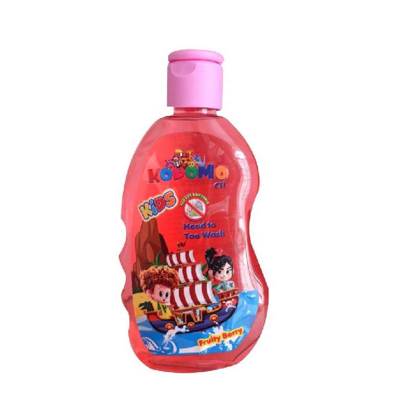 شامپو سر و بدن بچه کودومو مدل FRUITY BERRY