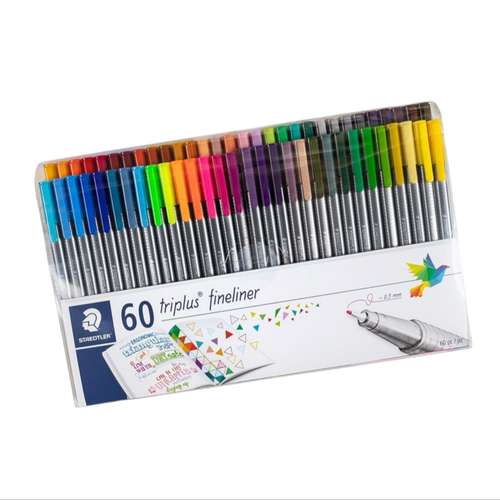 روان نویس استدلر مدل تریپلاس فاینلاینر بسته 60 عددی