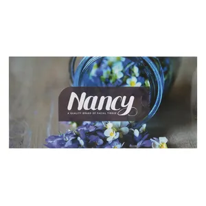 دستمال کاغذی نانسی طرح یاس کبود بسته 100 برگ