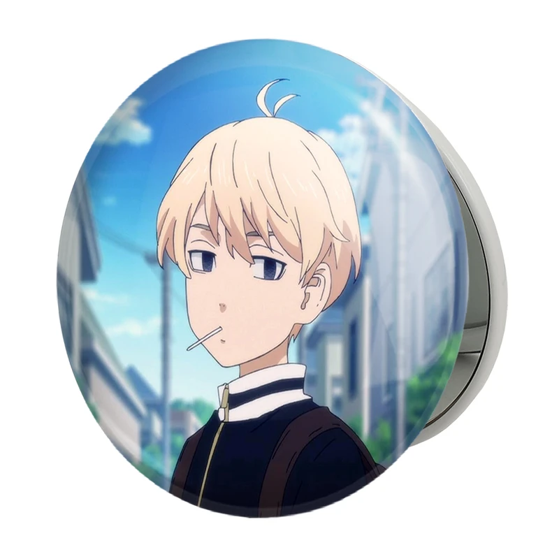 آینه جیبی خندالو طرح مایکی انیمه توکیو ریونجرز مدل تاشو کد 11130 