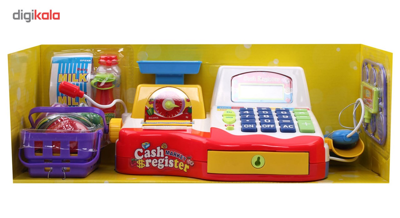 صندوق گاهی اسباب بازی مدل Cash Register Red